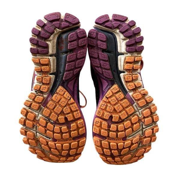 Brooks Adrenaline GTS 15 Women's Running Shoes Size 11 B Black/Purple/Orange - Picture 7 of 10